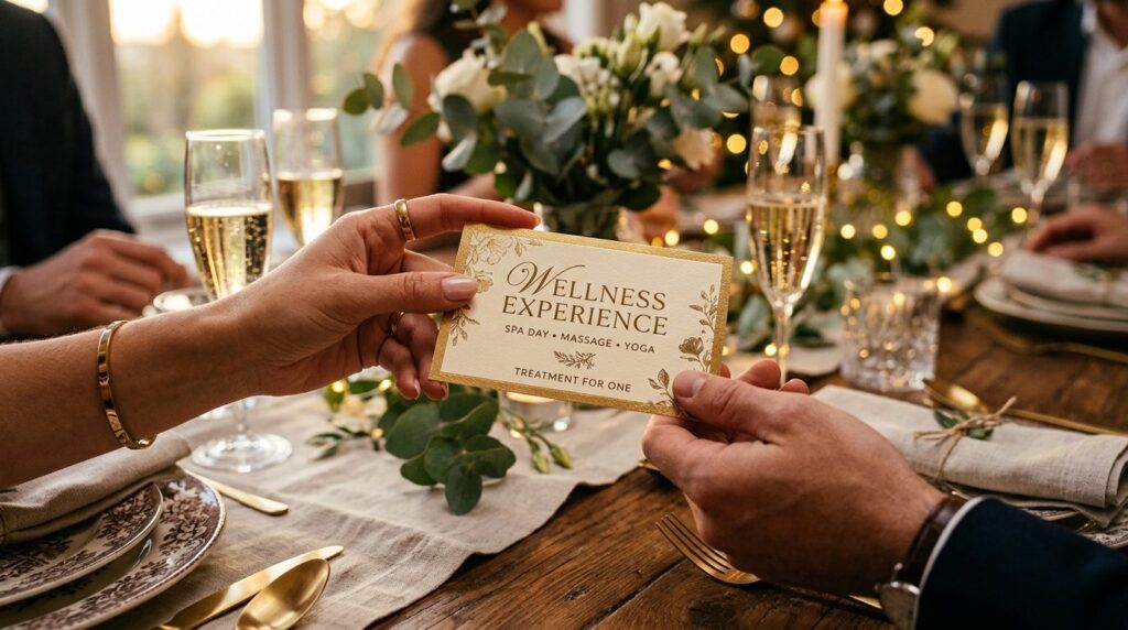 Flatlay stock photo, 16:9 format, close-up of hands exchangi